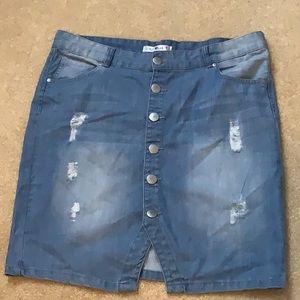 Denim skirt